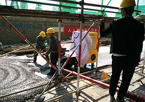 4月20日浙江二次結構泵合作中洲建設寧波中車基地項目